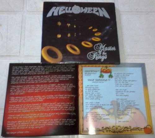 Helloween - Master Of The Rings 2 Cds 1era Ed. Heavy Metal