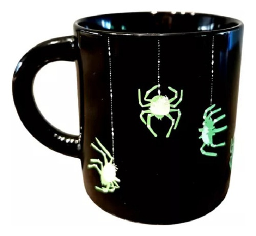 Taza Starbucks Halloween Arañas Brilla En La Oscuridad