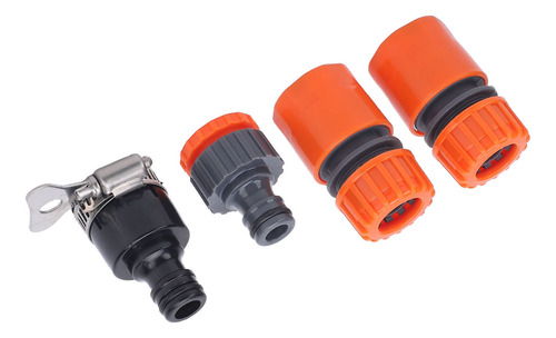 Conector De Conexión Rápida Para Manguera De Jardín, 4 Pieza