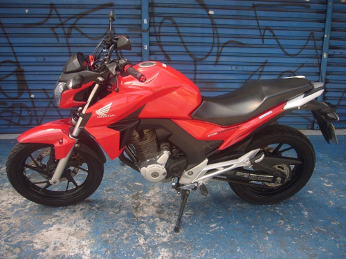 Honda Cb 250 Twister Vermelha Com Abs Troca Financia Cartao
