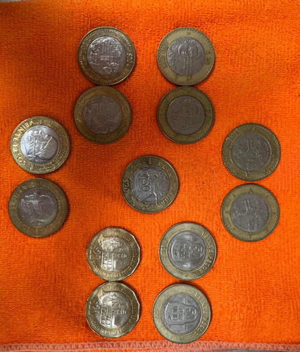 Monedas De 20 Pesos Conmemorativas .