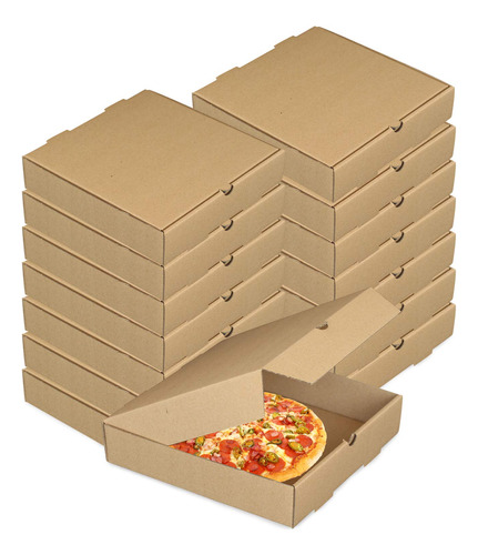 15 Cajas De Pizza, Cajas De Carton Corrugado De 7.3 X 7.3 X 