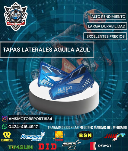 Tapas Laterales Aguila Azul