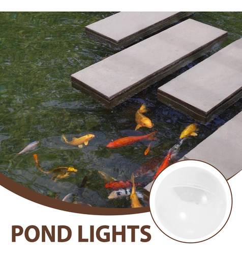 Lámpara De Piscina Flotante Solar Con Forma De Bola De Luz L
