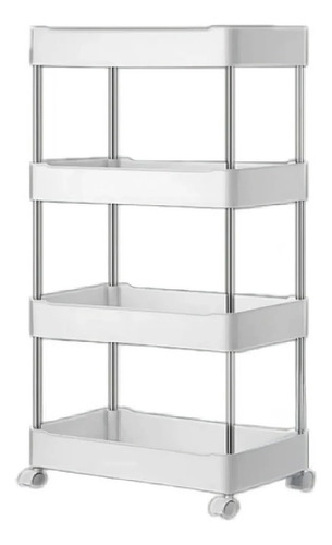 Anaquel Rectangular De 4 Niveles Blanco Ho30743 Y+ligas De R