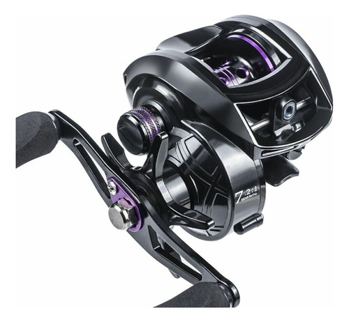 Reel Amberjack PX200 Huevito Rotativo Baitcast 18r 8kg Freno 7.2:1 Manija Derecha