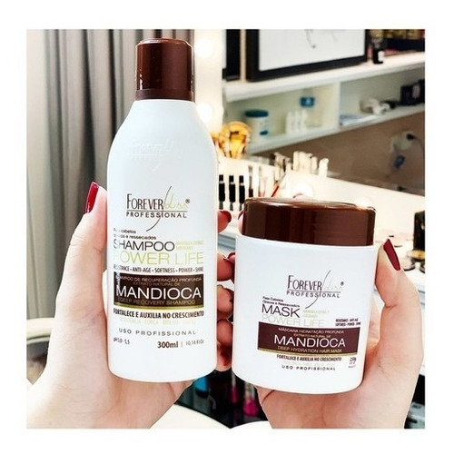 Escova Progressiva 3d Mascara De Mandioca 950g Forever Liss