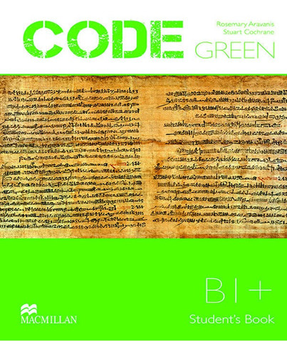 Code Green B2+ - Student´s Book: Code Green B2+ - Student´s Book, De Macmillan. Editora Macmillan Do Brasil, Capa Mole, Edição 1 Em Português