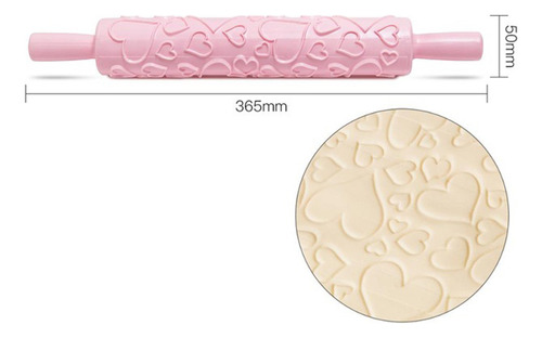 Para Rodillo De Plástico Antiadherente Para Fondant Portátil