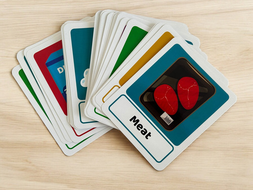 Tarjetas De Aprendizaje De Inglés Flash Cards Supermarket