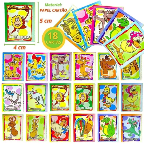 Kit 05 Jogos Cartas Divertidos Truco, Mico, Mau Mau + Brinde