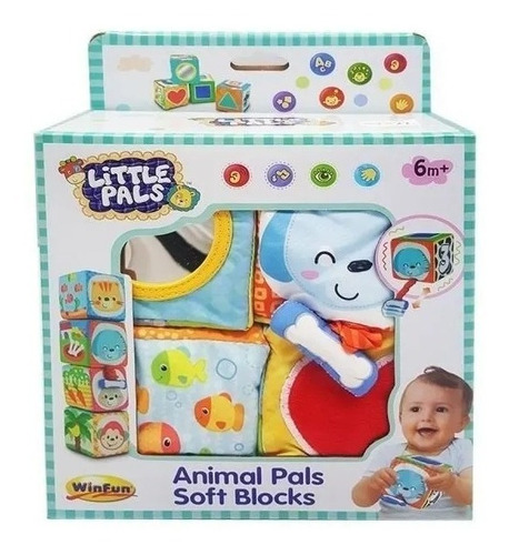 Bloques Soft Animales Numeros Winfun 0178-ni Educando