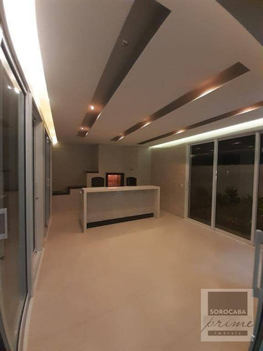 Imagem 28 de 30 de Sobrado Com 4 Dormitórios À Venda, 395 M² Por R$ 2.200.000 - Alphaville Nova Esplanada I - Votorantim/sp, Próximo Ao Shopping Iguatemi. - So0173