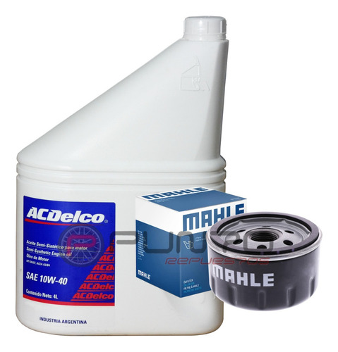 Kit Filtro + Aceite 10w40 Sandero 1.6 8v K7m 2011 2012 2013