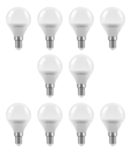 Lampara Gota Led 6w Luz Fría/calida Macroled 10 Unidades