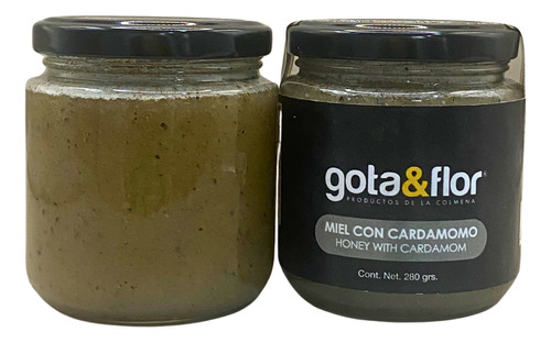 Miel Con Cardamomo 280 Grs. Gota&flor 3 Piezas