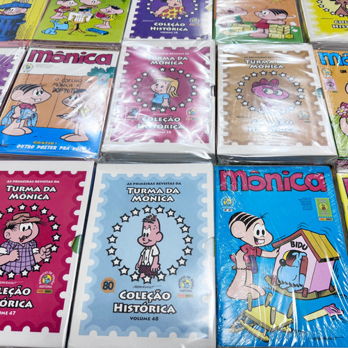 Turma Da Mônica Coleção Histórica (coleção Completa Com 50 Boxes - Sendo 23 Lacrados)