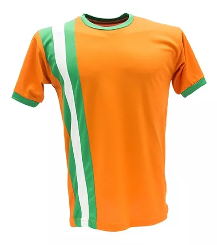 Camiseta Futbol Naranja