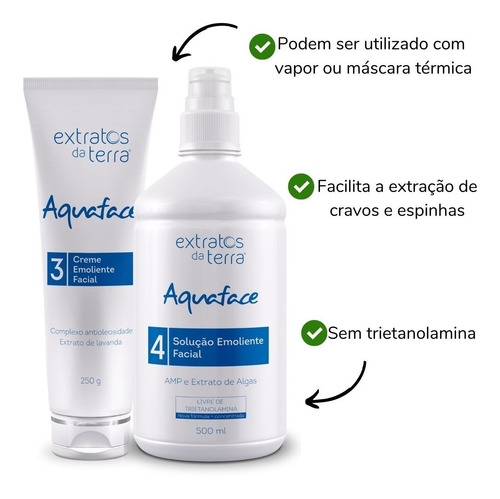 Imagem 3 de 9 de Kit Limpeza De Pele Iniciante Completo Extratos Da Terra