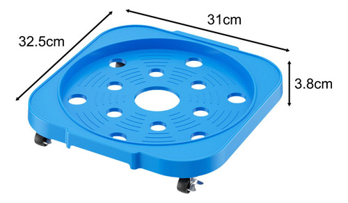Sh Soporte Móvil For Tanques De Gas Con Base Resistente Azu