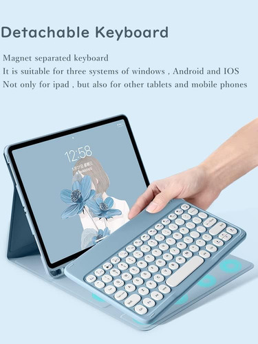 Teclado Henghui iPad Mini De Sexta Generación 2021 De 8.3 Pu