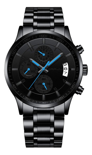 Reloj Para Hombre Crrju/azul Electrico