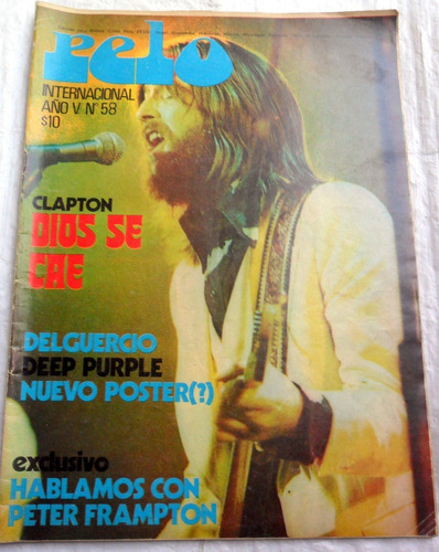 Pelo 58 1975 Clapton, Can, Deep Purple, Ron Wood, Aquelarre