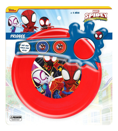 Juego Frisbee Spiderman Spidey Marvel Cotillón Activarte