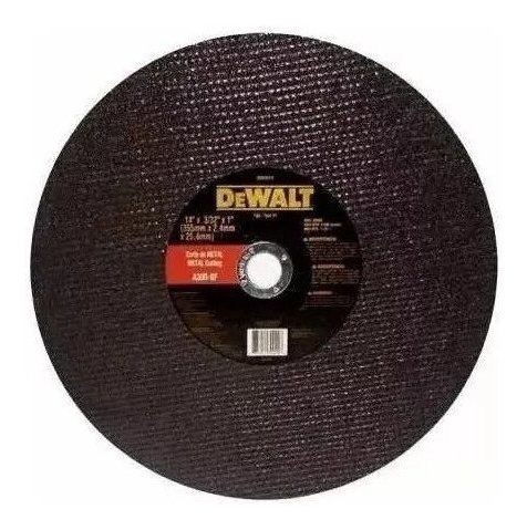 Disco Corte Metal Tronzadora Dewalt 14