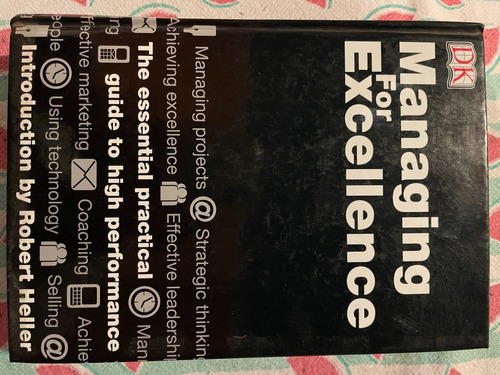 Libro Managing For Excellence - Excelente Estado - Mg
