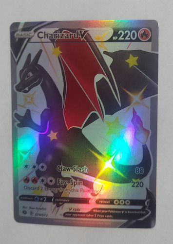 Charizard V Shining 079/073 Champions Path - Proxy Premium Charizard V Shining Inglés