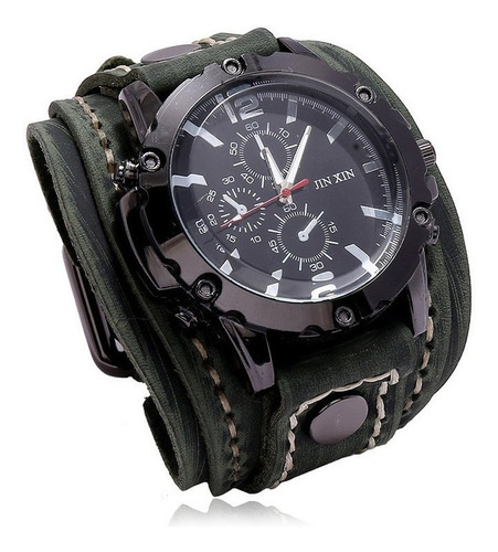 Reloj De Pulsera De Lujo Estilo Punk De Cuarzo Para Hombre