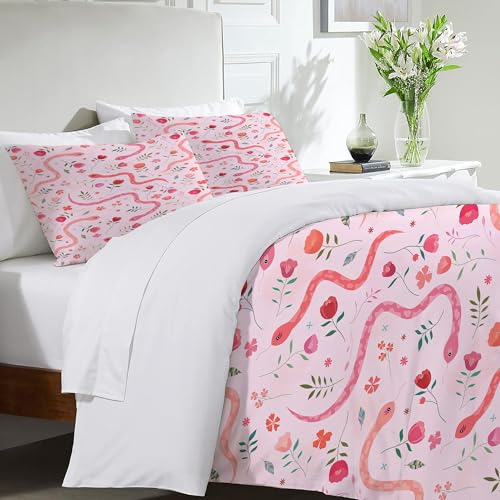 Juego De Ropa De Cama De Serpiente, Funda De Edredón