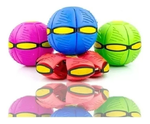 Platillo Pelota Ufo Flat Throw Disc Luces Juguete Para Niños