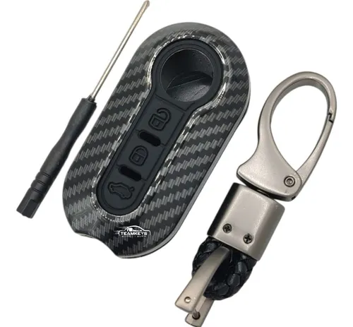 Funda Llave Control Fiat Uno 500 Abarth Sporting Mobi Carbon