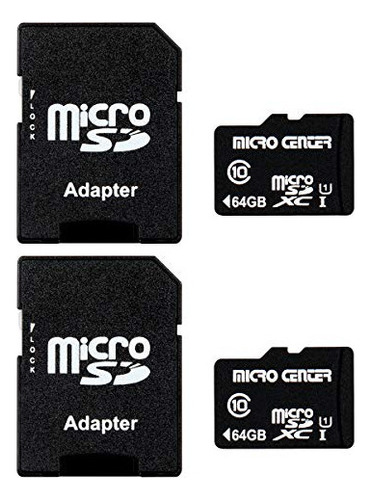 Micro Center Tarjeta De Memoria Flash Microsdxc Clase 10 De