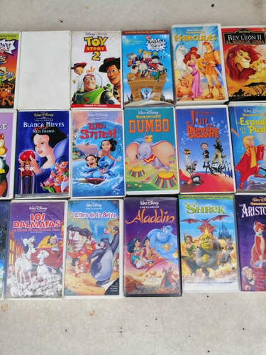 Paquete Vhs Clásicos Disney, Nickelodeon (Usado)