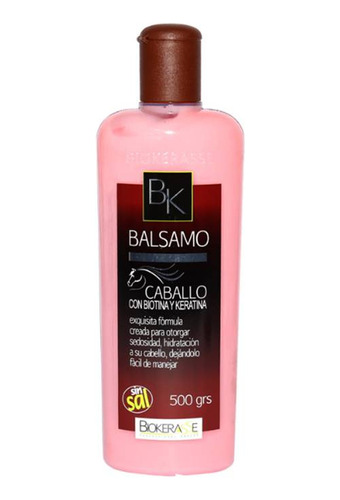 Balsamo Caballo Bk 500 Grs Para El Cabello X1 Unidad