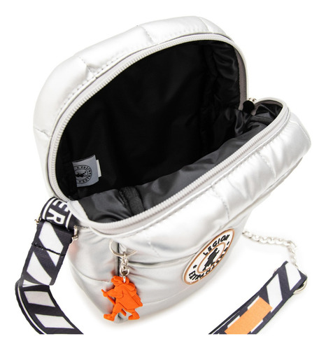Bandolera San Luis Pop Cadenas Plateado