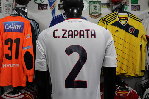 Camiseta Genoa De Italia 2020 #2 C. Zapata Talla L 