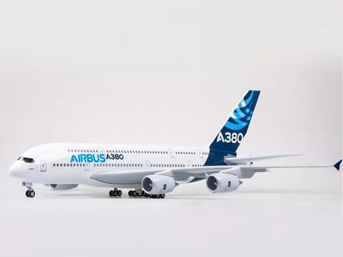 Avión Pasajeros Airbus A380 Juguete Luces Led Sonido Motores