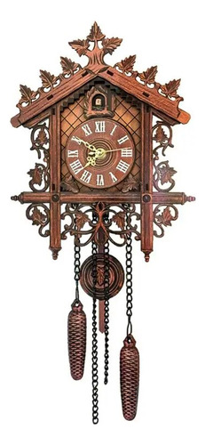 Reloj De Pared Vintage De Madera Con Diseño De Cuco Para Sal