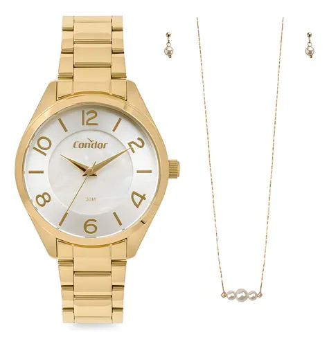 Reloj dorado mujer mercadolibre sale