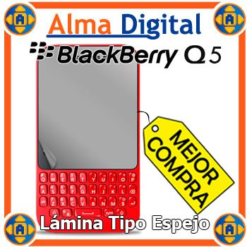 2x1 Lamina Protector Pantalla Espejo Blackberry Q5 Bb