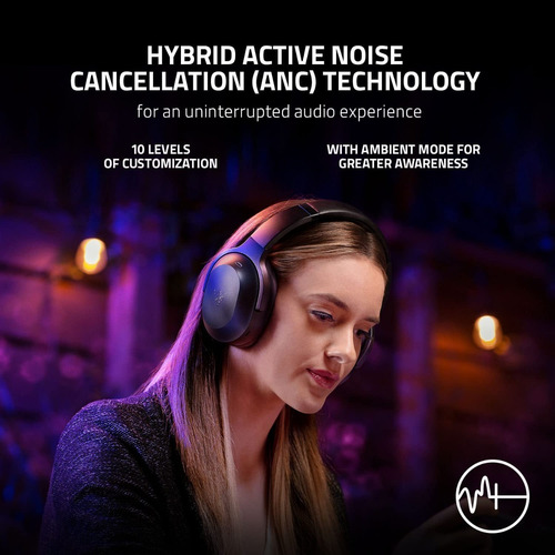 Imagen 4 de 6 de Razer Barracuda Pro Auricular Dual Wireless Anc Thx Pc Ps5