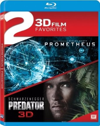 Blu Ray 3 D Prometheus Y Predator 3d / Doble Film - Nuevo!