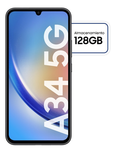 Imagen 1 de 8 de Celular  Samsung Galaxy A34 Negro 128gb+6gb