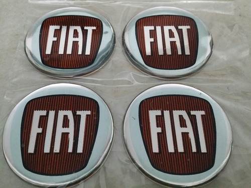 Logos Adhesivos Para Taza Fiat, Precio Por 4 Unidades 