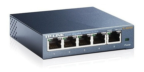 Imagen 2 de 2 de Switch 5 Puertos Tp-link Tl-sg105 Sg105 Gigabit Acero