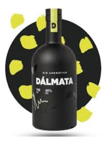 Gin Aromático Dalmata Black 750ml - Predomina La Presencia De Las Flores, El Enebro Y El Laurel, Siendo Sabores Que Se Identifican Con Facilidad. Hacia El Final, Se Le Suman Notas Sutiles De Los Cítricos Y La Albahaca
